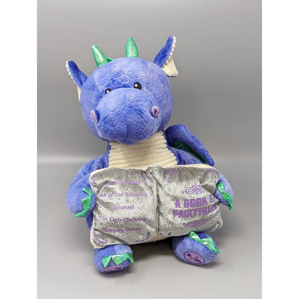 Cuddle Barn Dalton the Storytelling Dragon 12" Animated Stuffed Animal